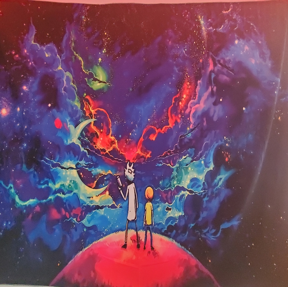 Rick and morty tapestry